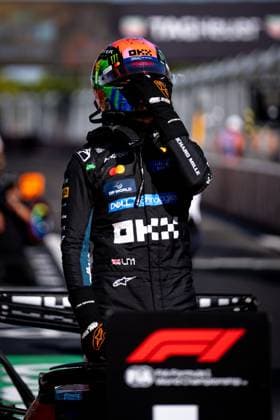 F1 2026: (Qualifying) Spanish Grand Prix in Madrid, Spain 12 Sep 2026 Lando Norris (GBR) (McLaren Mastercard F1 Team) in parc fermé after qualifying of the Formula 1 Tag Heuer Spanish Grand Prix 2026 at the Madring. Madrid Spain Copyright: xLucaxMartinix xSOPAxImagesx Luca-Martini-1449658