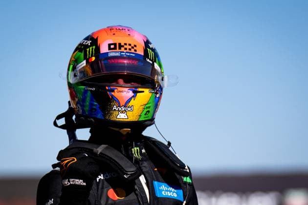 F1 2026: (Qualifying) Spanish Grand Prix in Madrid, Spain 12 Sep 2026 Lando Norris (GBR) (McLaren Mastercard F1 Team) in parc fermé after qualifying of the Formula 1 Tag Heuer Spanish Grand Prix 2026 at the Madring. Madrid Spain Copyright: xLucaxMartinix xSOPAxImagesx Luca-Martini-1449660