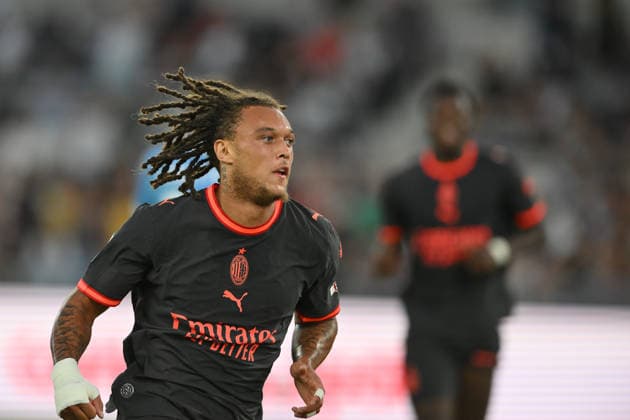 RECORD DATE NOT STATED 12th September 2026; Stadio Olimpico, Rome, Italy; Italian Serie A Football, Lazio versus AC Milan; Diego Moreira of Milan celebrates after scoring goal for 2-2 AllShotLive