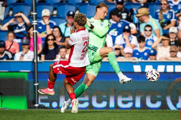 FOOTBALL: RC Strasbourg Alsace v AS Monaco Matchday 4 Ligue 1 McDonald s - 12 09 2026 Filip Jörgensen 1 (Racing de Strasbourg) StrasbourgFrance  Copyright: xx