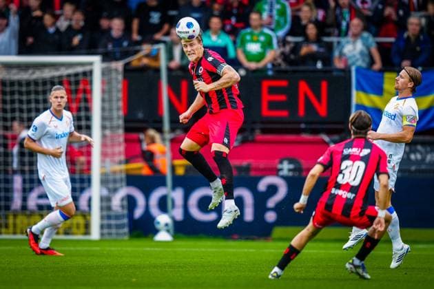 ROTTERDAM , 13-09-2026 , Stadium Woudestein , season 2026 2027 , Dutch Eredivisie football , match between Excelsior Rotterdam and FC Utrecht , picture shows Excelsior Rotterdam player Casper Widell Excelsior - Utrecht  x206981972x Copyright: