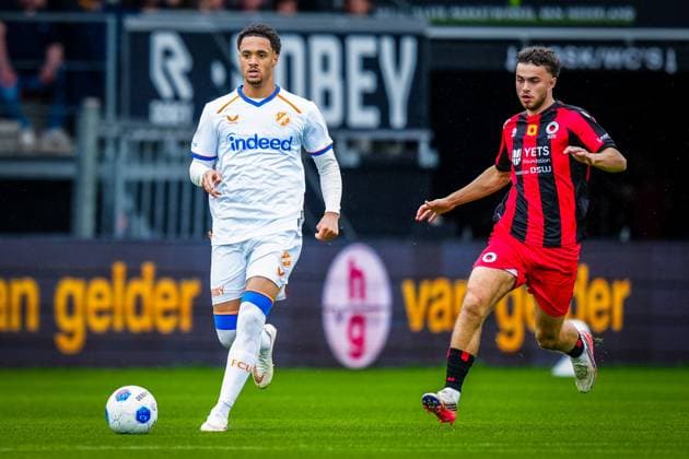 ROTTERDAM , 13-09-2026 , Stadium Woudestein , season 2026 2027 , Dutch Eredivisie football , match between Excelsior Rotterdam and FC Utrecht , picture shows FC Utrecht player Adrian Blake Excelsior - Utrecht  x206982290x Copyright: