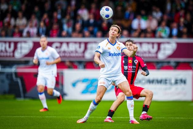 ROTTERDAM , 13-09-2026 , Stadium Woudestein , season 2026 2027 , Dutch Eredivisie football , match between Excelsior Rotterdam and FC Utrecht , picture shows FC Utrecht player Niklas Vesterlund Excelsior - Utrecht  x206982544x Copyright: