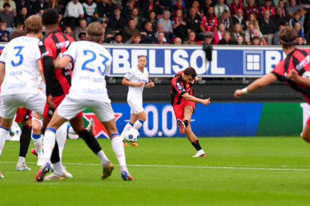Eredivisie: Excelsior Rotterdam v FC Utrecht Rotterdam - Aymen Sliti of Excelsior Rotterdam shoots during the sixth competition round of the 2026 2027 Eredivisie season. The match is set between Excelsior Rotterdam and FC Utrecht at Stadion Woudestein on 13 September 2026 in Rotterdam, Netherlands. (Hero Images Nick Koole) Copyright: xNickxKoolex