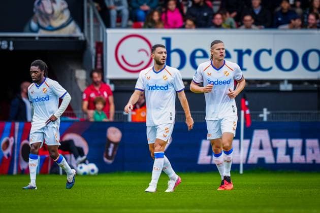 ROTTERDAM , 13-09-2026 , Stadium Woudestein , season 2026 2027 , Dutch Eredivisie football , match between Excelsior Rotterdam and FC Utrecht , picture shows FC Utrecht player Artem Stepanov after he scores the 0-1 Excelsior - Utrecht  x206984009x Copyright: