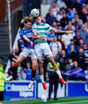 13.09.2026 Rangers v Celtic, Premier Sports Cup quarter final : Colby Donovan and James Penrice  Copyright: xKennyxRamsayxPhotographerx NINTCHDBPICT001108073867