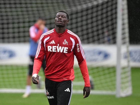 13.09.2026, xophax, Fussball 1.Bundesliga, 1.FC Koeln Training nach dem Werder Spiel. Ragnar Ache ( 1.FC Köln ) (DFL DFB REGULATIONS PROHIBIT ANY USE OF PHOTOGRAPHS as IMAGE SEQUENCES and or QUASI-VIDEO) Koeln