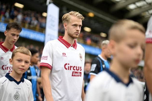 Antwerp s Arthur Vermeeren is pictured during a soccer match between Club Brugge and Royal Antwerp FC, Sunday 13 September 2026 in Brugge, on day 6 of the 2026-2027 Jupiler Pro League first division of the Belgian championship. MAARTENxSTRAETEMANS  x186195412x