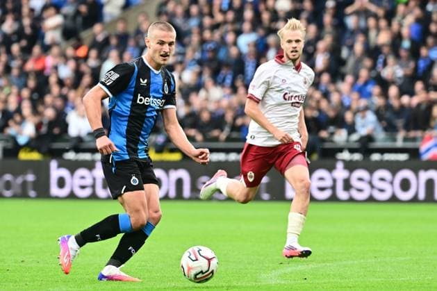 Club Brugge v Royal Antwerp FC - Jupiler Pro League BRUGGE, BELGIUM - SEPTEMBER 13 : Vermant Romeo forward of Club Brugge in action during the Jupiler Pro League match between Club Brugge and Royal Antwerp FC on September 13, 2026 in Brugge, Belgium, 13 09 2026 Brugge Belgium  Copyright: xPeterxDexVoechtx