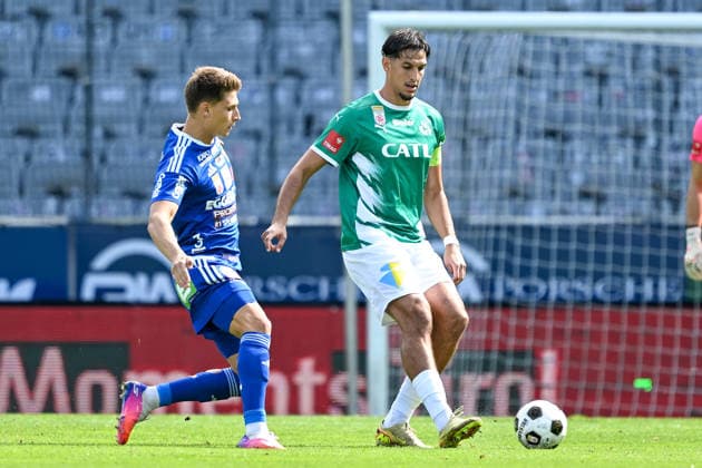 SOCCER - BL, Wattens vs Hartberg INNSBRUCK,AUSTRIA,13.SEP.26 - SOCCER - ADMIRAL Bundesliga, WSG Tirol vs TSV Hartberg. Image shows (persons}.  GEPAxpictures xDanielxSchoenherr