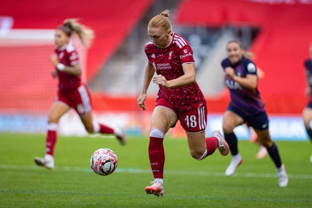 Football - FA Women™s Super League - Liverpool FC Women v Tottenham Hotspur FC Women ST HELENS, ENGLAND - Sunday, September 13, 2026: Liverpool FC Women s Ceri Holland during the FA Women™s Super League match between Liverpool FC Women and Tottenham Hotspur FC Women at the St Helens Stadium. (Photo by David Rawcliffe Propaganda) ST HELENS St Helens Stadium MERSEYSIDE ENGLAND  Copyright: xPropagandax P2026-09-13-Liverpool_W_Tottenham_W-97