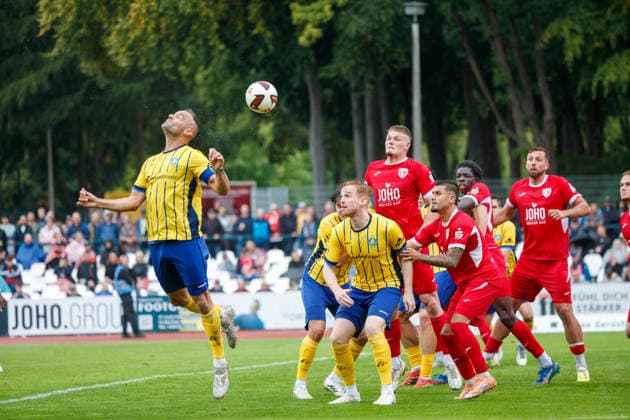 links Djamal Ziane (Lok) ; GER, Greifswalder FC vs. 1. FC Lok Leipzig, Fußball, Männer, Regionalliga Nordost, 8.Spieltag, Spielzeit 2026 2027, 13.09.2026 Greifswald Volksstadion Mecklenburg - Vorpommern Deutschland