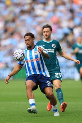 Coventry City v Brighton & and Hove Albion - Premier League 2026 27 Milan van Ewijk of Coventry City and Maxim De Cuyper of Brighton and Hove Albion challenge during the Premier League 2026 27 match between Coventry City and Brighton & Hove Albion at The Coventry Building Society Arena on September 13, 2026 in Coventry, England. WARNING! This Photograph May Only Be Used For Newspaper And Or Magazine Editorial Purposes. May Not Be Used For Publications Involving 1 player, 1 Club Or 1 Competition Without Written Authorisation From Football DataCo Ltd. For Any Queries, Please Contact Football DataCo Ltd on +44 (0) 207 864 9121 Coventry The Coventry Building Society Arena England United Kingdom Copyright: xAllstarxPicturexLibraryxLtdx