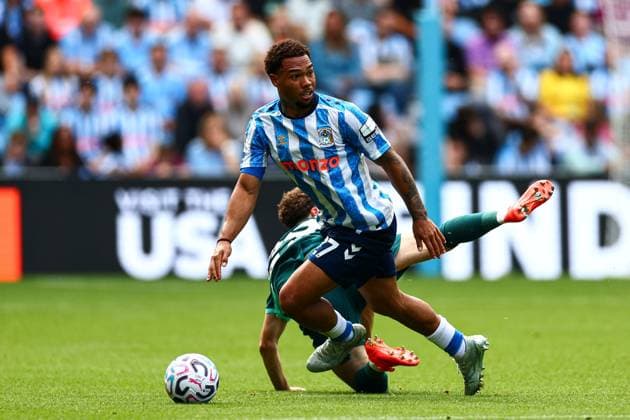 Milan van Ewijk of Coventry City in action Coventry City v Brighton and Hove Albion, Premier League, Football, Football, Coventry Building Society Arena, Coventry, UK - 13 Sep 2026Coventry Coventry Building Society Arena United Kingdom EDITORIAL USE ONLY No use with unauthorised audio, video, data, fixture lists, club league logos or live services. Online in-match use limited to 120 images, no video emulation. No use in betting, games or single club league player publications. Copyright: xJamesxMarsh Shutterstockx 17144596dt
