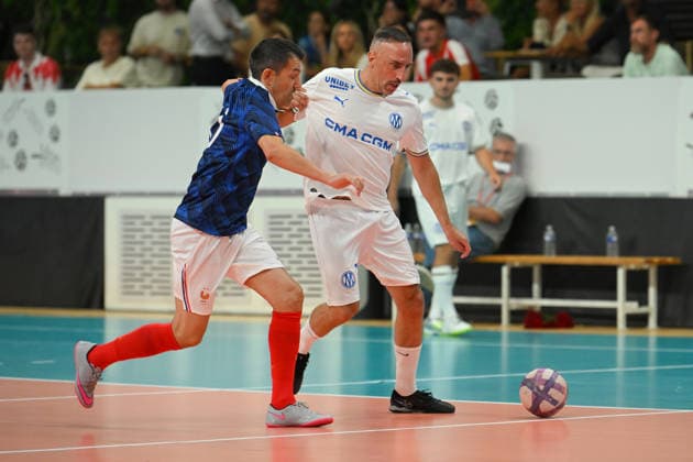 FUTSAL : Cannes Legends - 12 09 2026 Franck RibÃ ry during the second edition of Cannes Legends, on September 12, 2026 at the Palais des Victoires in Cannes (Alpes-Maritimes). CannesFrance  Copyright: xWilliamxCannarellax