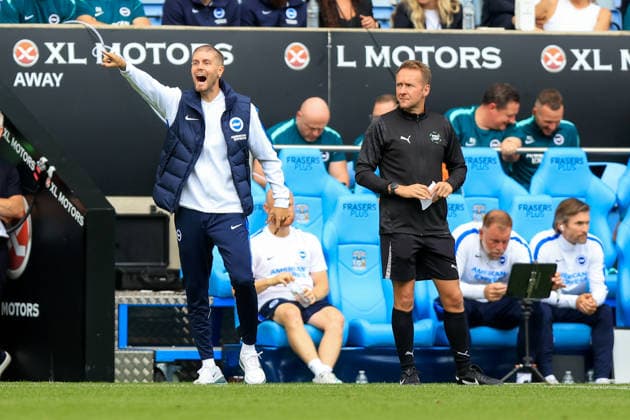 Coventry City v Brighton & and Hove Albion - Premier League 2026 27 Fabian Hurzeler, Manager of Brighton and Hove Albion on the side line during the Premier League 2026 27 match between Coventry City and Brighton & Hove Albion at The Coventry Building Society Arena on September 13, 2026 in Coventry, England. WARNING! This Photograph May Only Be Used For Newspaper And Or Magazine Editorial Purposes. May Not Be Used For Publications Involving 1 player, 1 Club Or 1 Competition Without Written Authorisation From Football DataCo Ltd. For Any Queries, Please Contact Football DataCo Ltd on +44 (0) 207 864 9121 Coventry The Coventry Building Society Arena England United Kingdom Copyright: xAllstarxPicturexLibraryxLtdx