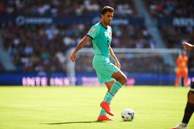 Rodrigo Hernandez FC Barcelona, Barca during the LaLiga EA Sports match between Levante UD and FC Barcelona at Estadi Ciutat de Valencia on September 13, 2026 in Valencia, Spain. -