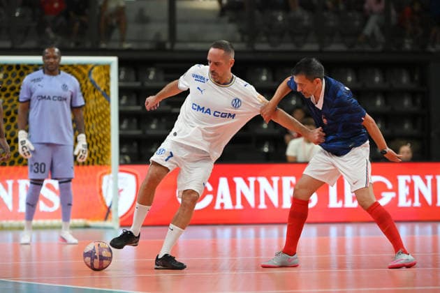 FUTSAL : Cannes Legends - 12 09 2026 Franck RibÃ ry during the second edition of Cannes Legends, on September 12, 2026 at the Palais des Victoires in Cannes (Alpes-Maritimes). CannesFrance  Copyright: xWilliamxCannarellax