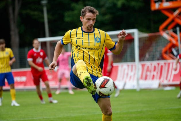 Nils Kaiser (Lok) ; GER, Greifswalder FC vs. 1. FC Lok Leipzig, Fußball, Männer, Regionalliga Nordost, 8.Spieltag, Spielzeit 2026 2027, 13.09.2026 Greifswald Volksstadion Mecklenburg - Vorpommern Deutschland