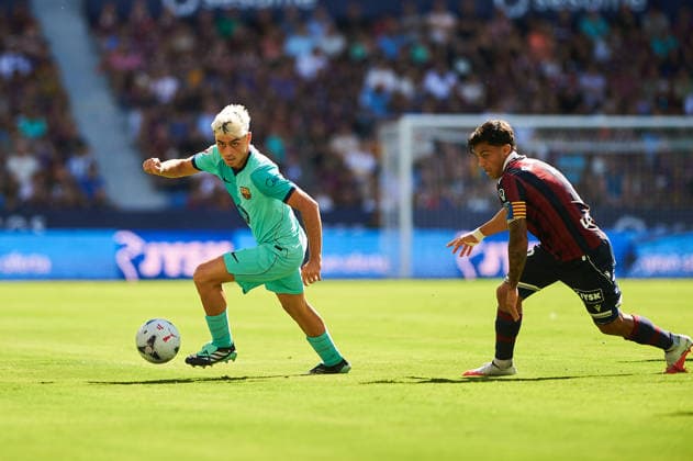 Pedri Gonzalez FC Barcelona, Barca during the LaLiga EA Sports match between Levante UD and FC Barcelona at Estadi Ciutat de Valencia on September 13, 2026 in Valencia, Spain. -