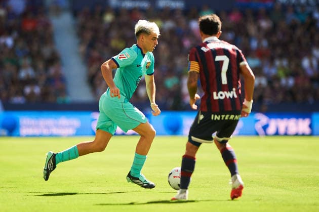 Pedri Gonzalez FC Barcelona, Barca during the LaLiga EA Sports match between Levante UD and FC Barcelona at Estadi Ciutat de Valencia on September 13, 2026 in Valencia, Spain. -