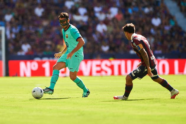 Eric Garcia FC Barcelona, Barca during the LaLiga EA Sports match between Levante UD and FC Barcelona at Estadi Ciutat de Valencia on September 13, 2026 in Valencia, Spain. -