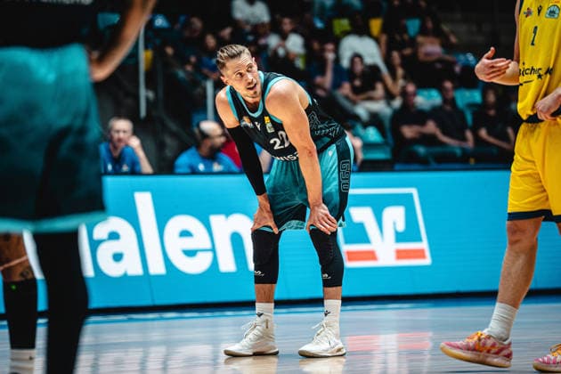 13.09.2026, xhfmx, Basketball Netto BBL Pokal, Skyliners Frankfurt - Sience City Jena Thomas Klepeisz (Skyliners Frankfurt, 22) Frankfurt