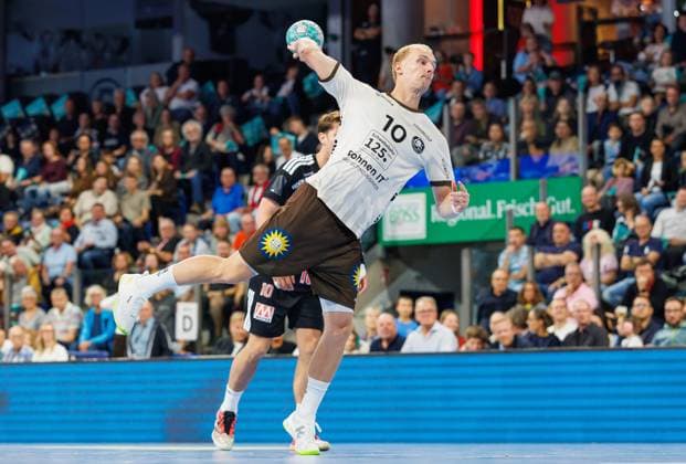 13.09.2026 - Handball - 1. Bundesliga OPEL HBL - Saison 2026 2027 - 04. Spieltag: HC Erlangen Metropolregion Nürnberg HCE - Bergischer HC - DaMa - xdaxmax - Fynn Hangstein (10, Bergischer HC )