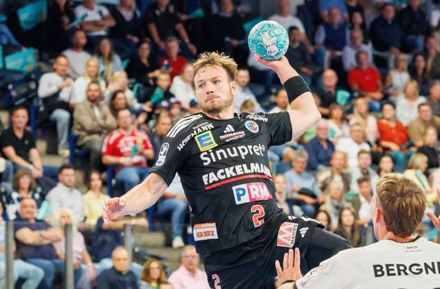 13.09.2026 - Handball - 1. Bundesliga OPEL HBL - Saison 2026 2027 - 04. Spieltag: HC Erlangen Metropolregion Nürnberg HCE - Bergischer HC - DaMa - xdaxmax - Frieder Bandlow (2, HC Erlangen HCE )