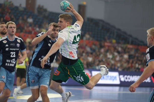 Handball I Herren I Saison 2026 2027 I Bundesliga I 4. Spieltag I Handball Club Hamburg - FRISCH AUF! Göppingen I 13.09.2026 Martin Hanne (42, Frisch Auf Göppingen) Hamburg Alsterdorfer Sporthalle Hamburg Deutschland Copyright: xLobeca RalfxHomburgx