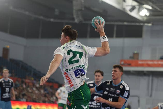 Handball I Herren I Saison 2026 2027 I Bundesliga I 4. Spieltag I Handball Club Hamburg - FRISCH AUF! Göppingen I 13.09.2026 Oskar Sunnefeldt (27, Frisch Auf Göppingen) Hamburg Alsterdorfer Sporthalle Hamburg Deutschland Copyright: xLobeca RalfxHomburgx