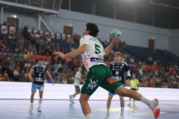 Handball I Herren I Saison 2026 2027 I Bundesliga I 4. Spieltag I Handball Club Hamburg - FRISCH AUF! Göppingen I 13.09.2026 Rutger ten Velde (5, Frisch Auf Göppingen) Hamburg Alsterdorfer Sporthalle Hamburg Deutschland Copyright: xLobeca RalfxHomburgx