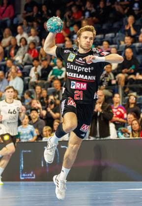 13.09.2026 - Handball - 1. Bundesliga OPEL HBL - Saison 2026 2027 - 04. Spieltag: HC Erlangen Metropolregion Nürnberg HCE - Bergischer HC - DaMa - xdaxmax - Christopher Bissel (21, HC Erlangen HCE )
