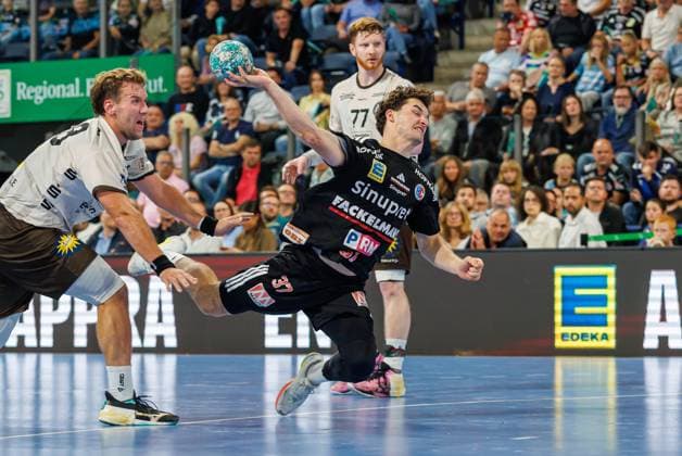 13.09.2026 - Handball - 1. Bundesliga OPEL HBL - Saison 2026 2027 - 04. Spieltag: HC Erlangen Metropolregion Nürnberg HCE - Bergischer HC - DaMa - xdaxmax - Lucca Bialowas (37, HC Erlangen HCE )
