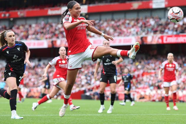 Arsenal v Palace Women 13 September 2026, London - Barclays Women™s Super League Football - Arsenal v Crystal Palace Women - Lisa Baum of Arsenal - Photo: Charlotte Wilson Offside. London UK Copyright: xCharlottexWilsonx xOffsidexOffside