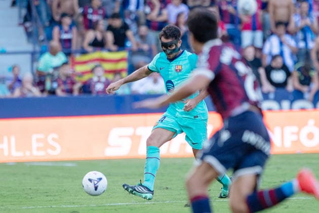 ESP: LaLiga EA Sports UD Levante v FC Barcelona, Barca Eric Garcia of FC Barcelona during LaLiga EA Sports, between UD Levante v FC Barcelona played at Ciudad de Valencia Stadium in Valencia on September 12, 2026 in Spain; Valencia Spain Futbol Copyright: xAgenciaxLOFx