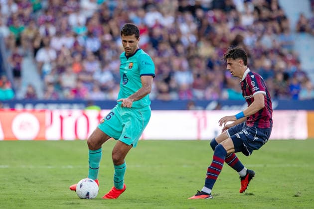 ESP: LaLiga EA Sports UD Levante v FC Barcelona, Barca Rodrigo Hernandez Rodri of FC Barcelona during LaLiga EA Sports, between UD Levante v FC Barcelona played at Ciudad de Valencia Stadium in Valencia on September 12, 2026 in Spain; Valencia Spain Futbol Copyright: xAgenciaxLOFx
