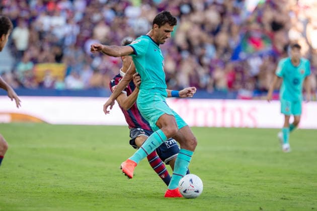 ESP: LaLiga EA Sports UD Levante v FC Barcelona, Barca Rodrigo Hernandez Rodri of FC Barcelona during LaLiga EA Sports, between UD Levante v FC Barcelona played at Ciudad de Valencia Stadium in Valencia on September 12, 2026 in Spain; Valencia Spain Futbol Copyright: xAgenciaxLOFx
