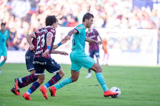 ESP: LaLiga EA Sports UD Levante v FC Barcelona, Barca Rodrigo Hernandez Rodri of FC Barcelona during LaLiga EA Sports, between UD Levante v FC Barcelona played at Ciudad de Valencia Stadium in Valencia on September 12, 2026 in Spain; Valencia Spain Futbol Copyright: xAgenciaxLOFx