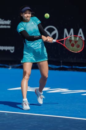 WTA, Tennis Damen GUADALAJARA OPEN 2026 WTA GUADALAJARA OPEN 2026 NADIIA KICHENOK VS NAO HIBINO 13092026 GUADALAJARA, JALISCO. Action photo of Nao Hibino of Japan, during a qualifying match of the WTA Guadalajara Open 2026, held at the Centro Panamericano de Tenis of Guadalajara, Jalisco, Mexico. Foto de Nao Hinbino de Japon, durante juego de qualy del WTA Guadalajara Open 2026 celebrado en el Centro Panamericano de Tenis de Guadalajara, Jalisco, Mexico PHOTO BY IMAGENSHOP AGENCIA FOTOGRAFICA GUADALAJARA JALISCO MEXICO Copyright: xJorgexReyesx
