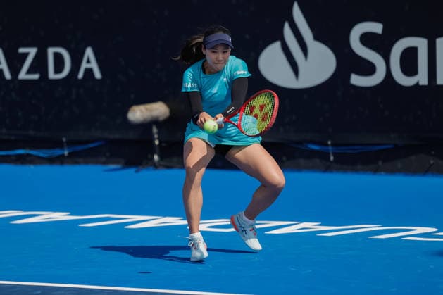 WTA, Tennis Damen GUADALAJARA OPEN 2026 WTA GUADALAJARA OPEN 2026 NADIIA KICHENOK VS NAO HIBINO 13092026 GUADALAJARA, JALISCO. Action photo of Nao Hibino of Japan, during a qualifying match of the WTA Guadalajara Open 2026, held at the Centro Panamericano de Tenis of Guadalajara, Jalisco, Mexico. Foto de Nao Hinbino de Japon, durante juego de qualy del WTA Guadalajara Open 2026 celebrado en el Centro Panamericano de Tenis de Guadalajara, Jalisco, Mexico PHOTO BY IMAGENSHOP AGENCIA FOTOGRAFICA GUADALAJARA JALISCO MEXICO Copyright: xJorgexReyesx