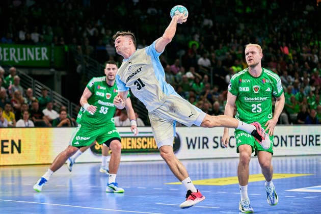 Kay Smits (VfL Gummersbach, 31), GER, Fuechse Berlin vs. VfL Gummersbach, 1.Bundesliga, Opel HBL, Saison 2026 27, 4. Spieltag, 13.09.2026 GER, Fuechse Berlin vs. VfL Gummersbach, 1.Bundesliga, Opel HBL, Saison 2026 27, 4. Spieltag, 13.09.2026 Berlin