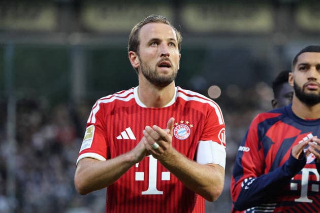 13.09.2026, Fussball, Herren, 1. Bundesliga, Saison 2026 2027, SV 07 Elversberg - FC Bayern München, Harry Kane (FC Bayern München) Elversberg Ursapharm-Arena an der Kaiserlinde Saarland Deutschland (DEU) Copyright: xFabianxKleerx