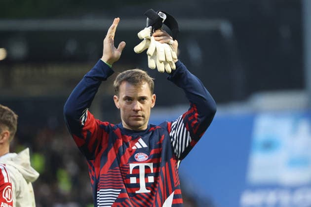 13.09.2026, Fussball, Herren, 1. Bundesliga, Saison 2026 2027, SV 07 Elversberg - FC Bayern München, Manuel Neuer (FC Bayern München) Elversberg Ursapharm-Arena an der Kaiserlinde Saarland Deutschland (DEU) Copyright: xFabianxKleerx
