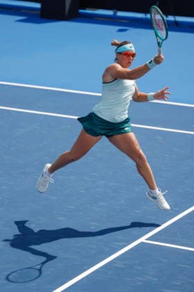 WTA, Tennis Damen GUADALAJARA OPEN 2026 WTA GUADALAJARA OPEN 2026 CAROLE MONNET VS KATRINA SCOTT 13092026 GUADALAJARA, JALISCO. Action photo of Carole Monnet of France, during a qualifying match of the WTA Guadalajara Open 2026, held at the Centro Panamericano de Tenis of Guadalajara, Jalisco, Mexico. Foto de accion de Carole Monnet de Francia, durante juego de qualy del WTA Guadalajara Open 2026 celebrado en el Centro Panamericano de Tenis de Guadalajara, Jalisco, Mexico PHOTO BY IMAGENSHOP AGENCIA FOTOGRAFICA GUADALAJARA JALISCO MEXICO Copyright: xJorgexReyesx