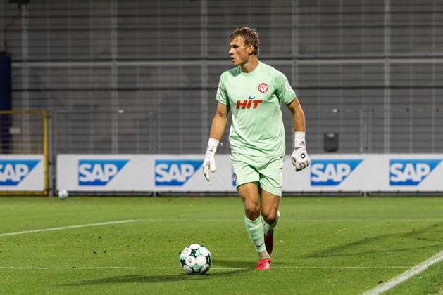 Deutschland: TSG Hoffenheim II vs Fortuna Köln, 3. Liga, Saison 2026 27, Dietmar-Hopp-Stadion (Sinsheim): Lennart Winkler, (Fortuna Köln, 1) am Ball Sinsheim Dietmar-Hopp-Stadion Baden Württemberg Deutschland Copyright: xBenedictxChristx