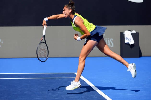 WTA, Tennis Damen GUADALAJARA OPEN 2026 WTA GUADALAJARA OPEN 2026 SARA SORRIBES VS CAROLINE DOLHIDE 13092026 GUADALAJARA, JALISCO. Action photo of Sara Sorribes of Spain, during a qualifying match of the WTA Guadalajara Open 2026, held at the Centro Panamericano de Tenis of Guadalajara, Jalisco, Mexico. Foto de Sara Sorribes de Espana, durante juego de qualy del WTA Guadalajara Open 2026 celebrado en el Centro Panamericano de Tenis de Guadalajara, Jalisco, Mexico PHOTO BY IMAGENSHOP AGENCIA FOTOGRAFICA GUADALAJARA JALISCO MEXICO Copyright: xJorgexReyesx