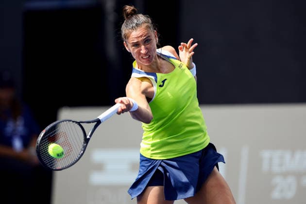 WTA, Tennis Damen GUADALAJARA OPEN 2026 WTA GUADALAJARA OPEN 2026 SARA SORRIBES VS CAROLINE DOLHIDE 13092026 GUADALAJARA, JALISCO. Action photo of Sara Sorribes of Spain, during a qualifying match of the WTA Guadalajara Open 2026, held at the Centro Panamericano de Tenis of Guadalajara, Jalisco, Mexico. Foto de Sara Sorribes de Espana, durante juego de qualy del WTA Guadalajara Open 2026 celebrado en el Centro Panamericano de Tenis de Guadalajara, Jalisco, Mexico PHOTO BY IMAGENSHOP AGENCIA FOTOGRAFICA GUADALAJARA JALISCO MEXICO Copyright: xJorgexReyesx