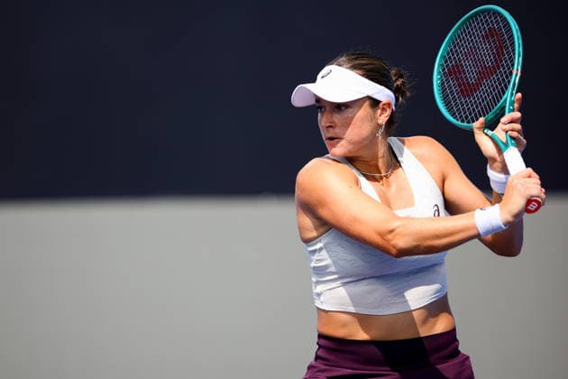 WTA, Tennis Damen GUADALAJARA OPEN 2026 WTA GUADALAJARA OPEN 2026 SARA SORRIBES VS CAROLINE DOLHIDE 13092026 GUADALAJARA, JALISCO. Action photo of Caroline Dolhide of the United States, during a qualifying match of the WTA Guadalajara Open 2026, held at the Centro Panamericano de Tenis of Guadalajara, Jalisco, Mexico. Foto de Caroline Dolhide de Estados Unidos, durante juego de qualy del WTA Guadalajara Open 2026 celebrado en el Centro Panamericano de Tenis de Guadalajara, Jalisco, Mexico PHOTO BY IMAGENSHOP AGENCIA FOTOGRAFICA GUADALAJARA JALISCO MEXICO Copyright: xJorgexReyesx