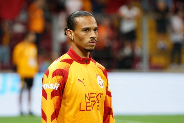September 13, 2026, Sariyer, Istanbul, Turkey: Leroy Sane (C) of Galatasaray looks on during the Turkish Super League 2026 27 match between Galatasaray and Kocaelispor at the Ali Sami Yen Sports Complex RAMS Park Stadium in Istanbul, Turkey, on September 13, 2026. Sariyer Turkey - ZUMAu194 20260913_zip_u194_006 Copyright: xTolgaxUluturkx